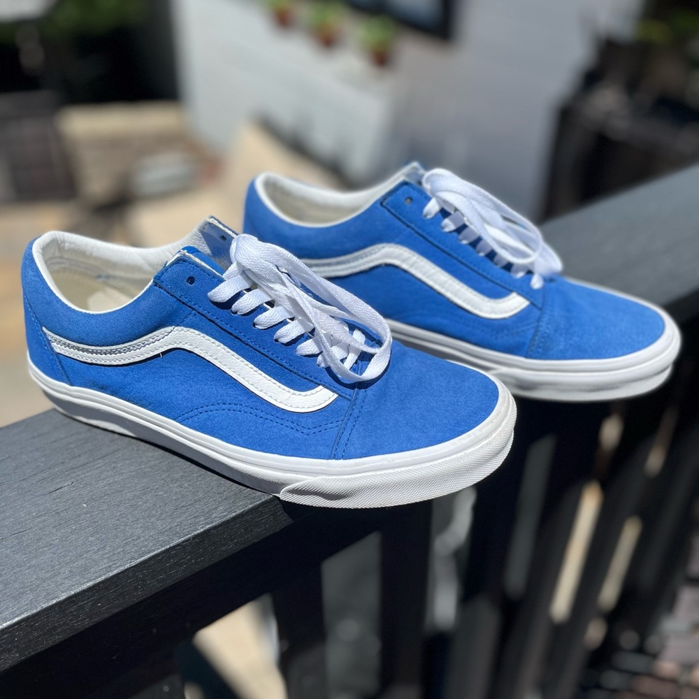 Old Skool Vans, Blue, size 9.5 M